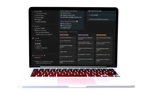 Développez votre visibilité avec un community manager 4 ordinateur-notion